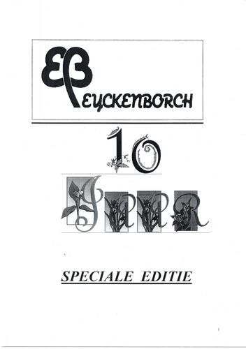 Kaft van Eyckenborch 10 jaar